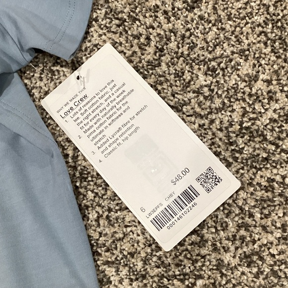 Lululemon Love Crew T-Shirt Chambray - Picture 3 of 6